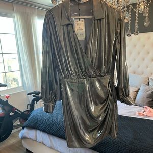 Zara Metallic Dress